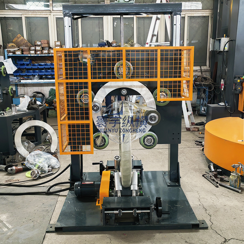 High Capacity Stretch Vertical Ring Wrapping Machine Shrink Wrap Machine for Tires Aluminum Film Packaging