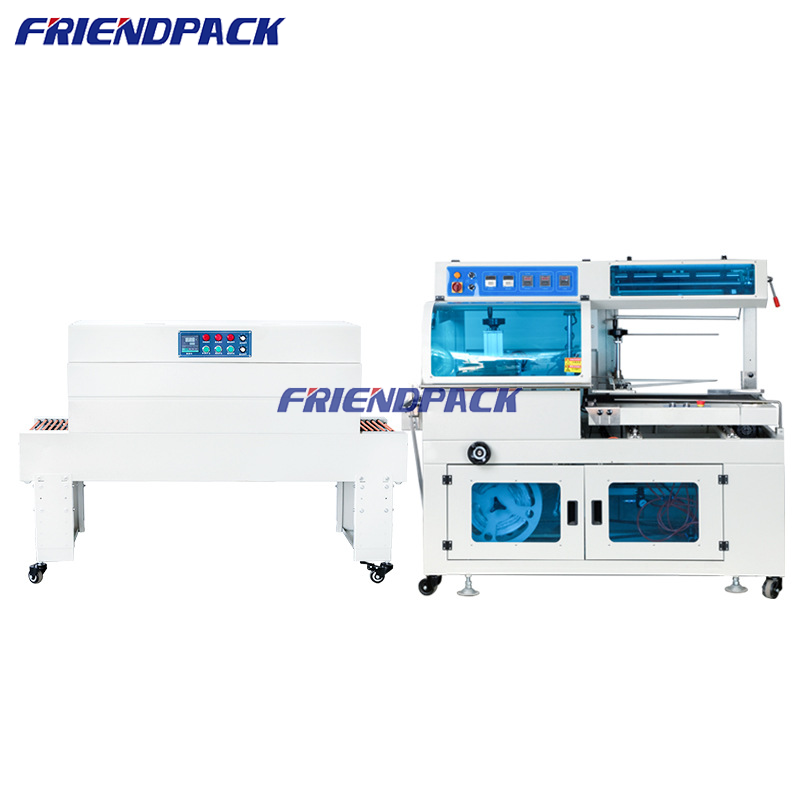 Semi Automatic L Sealer Semi-Auto L Bar Sealer Side Sealing and Heat Tunnel Shrink Wrap Machine Packing