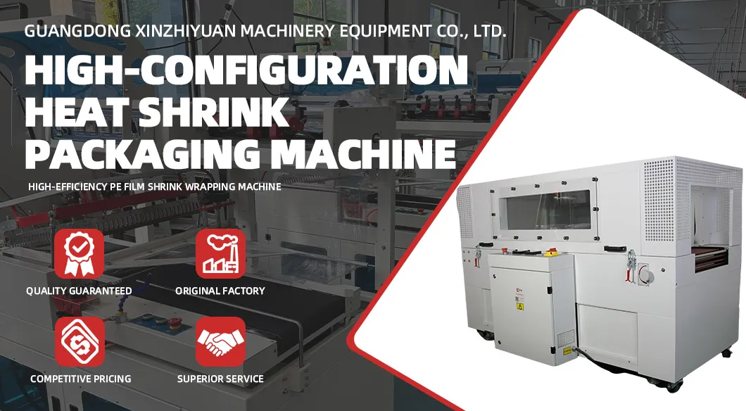 Product-Protection Reliable PE Film Bottle Sleeve Shrink Wrapping Machine for Clamshell-Packaging