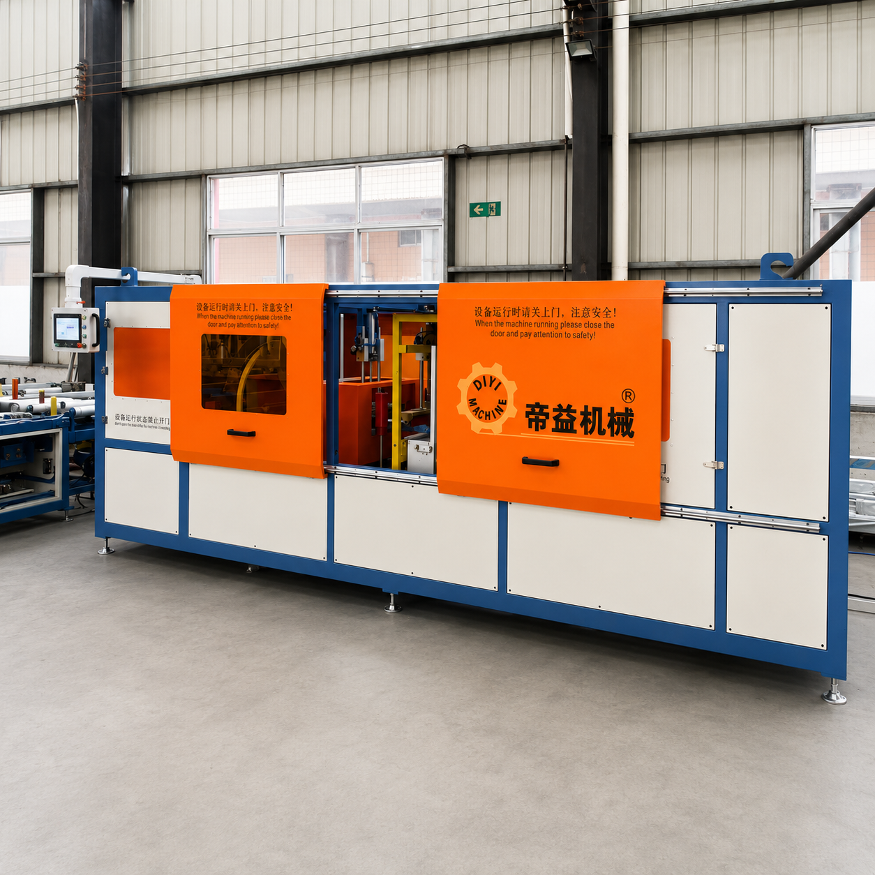Electric Automatic Stretch Film Wrapping Machine With Motor High Productivity PE/PVC Single-sided Film Wrapping