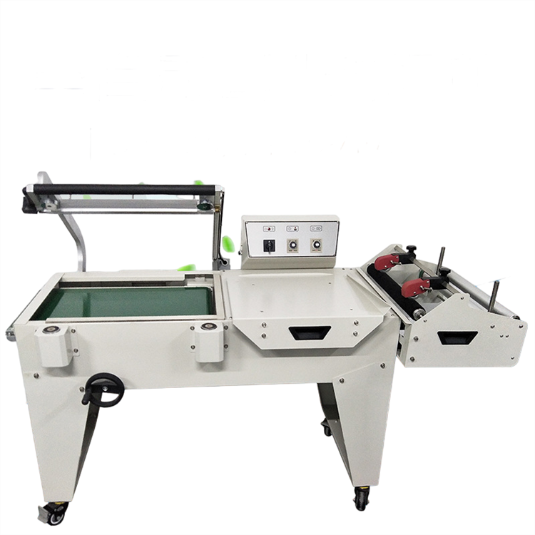 Mini Semi Automatic L Type Bottle Lettuce Sealing Machine Heat Tunnel Shrink Wrapping Machine