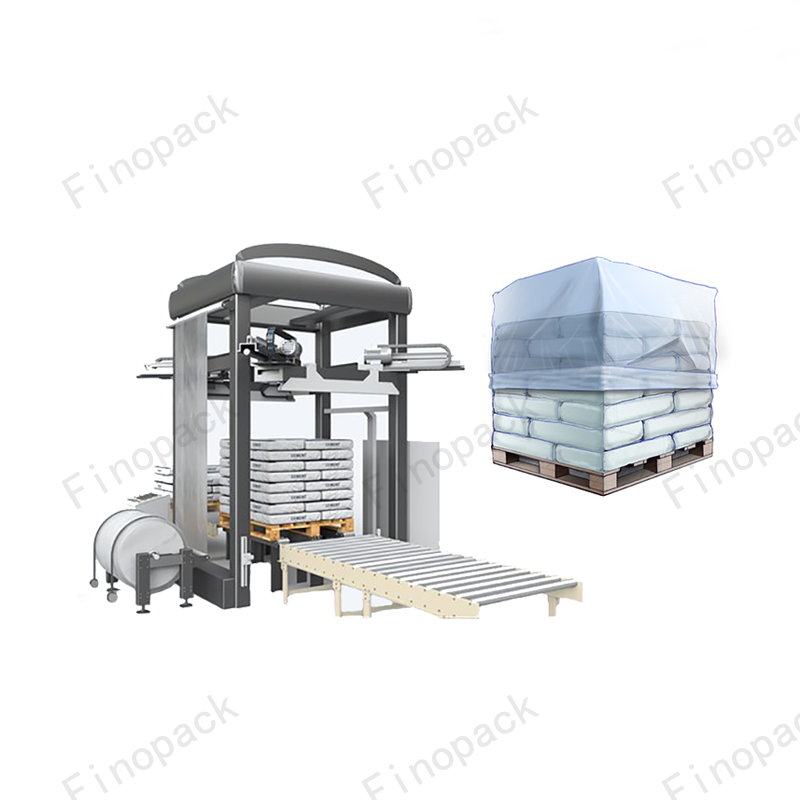 CE Certification Stretch Hooder Machine PE Film 70 Pallets/h Stretch Hood Pallet Wrapping Machines Stretch Wrapper Machine