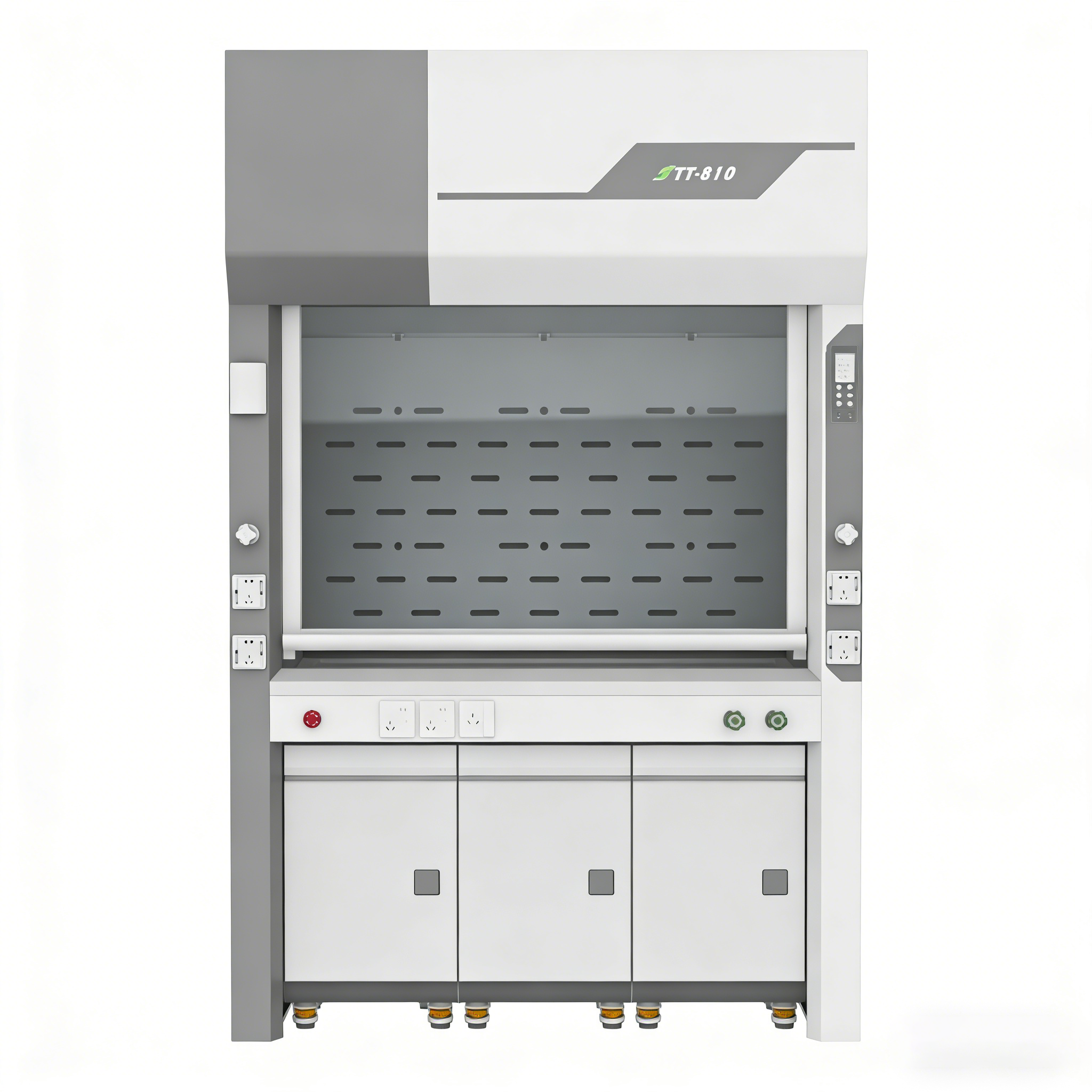 Laboratory Fume Hood Steel Full Ventilation Cabinet Chemical Safety Exhaust Equipment School University Bench Type