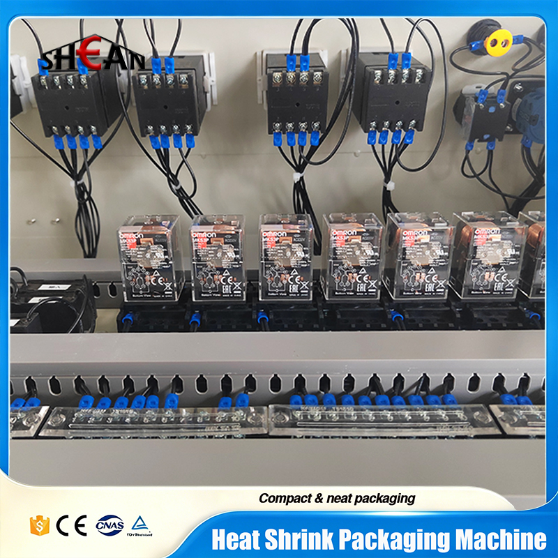 Automatic Sleeve Sealing And Jet Heat Shrink Machine For Drinks Mineral Water Pack Seasoning Bottle Food Box Shrink Wrapper