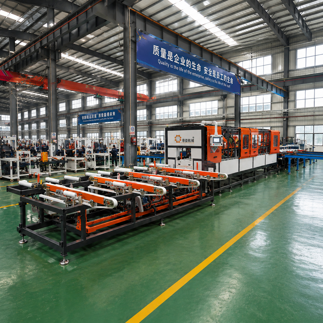 Electric Automatic Profile Wrapping Machine With Pump High Productivity Stretch Film Packaging Equipment