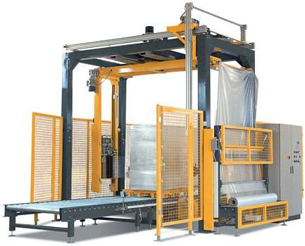Pallet Stretch Hood Wrapper Machine,Pallet Hood Film Stretch machine,Automatic Cold Stretch Hood Wrap Machine