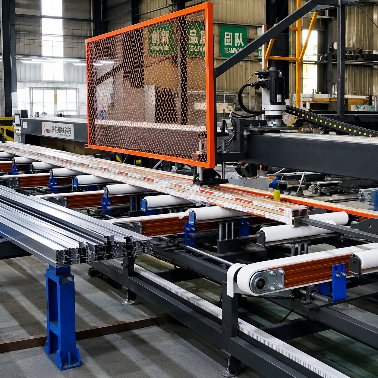 Automatic Profile Shrink Film Packaging Machine, For Single-bundle Profile Bag Packaging