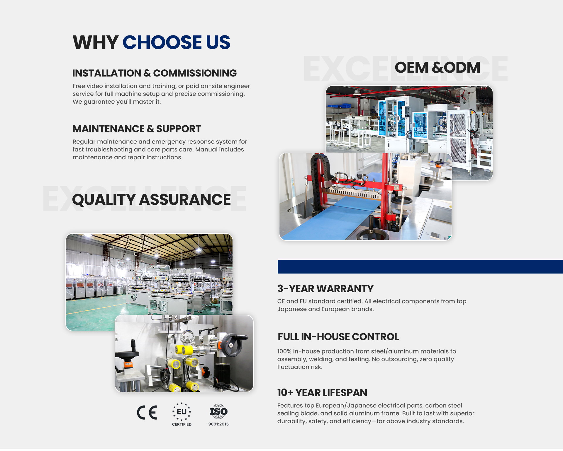 Heavy Duty Continuous Motion Side Sealer Auto Heat Shrink Packaging Machine Film Covering System Thermal Cutter Closure