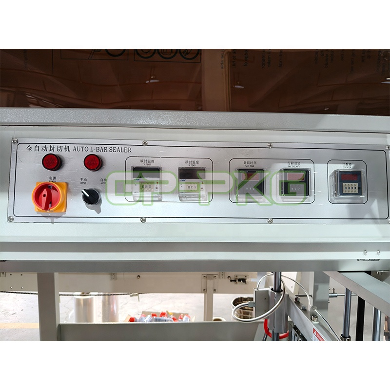 High Productivity Fully Automatic Vertical Cutter Side Sealer Shrink Film Wrapping Packaging Wrapper Tunnel Machine with CE