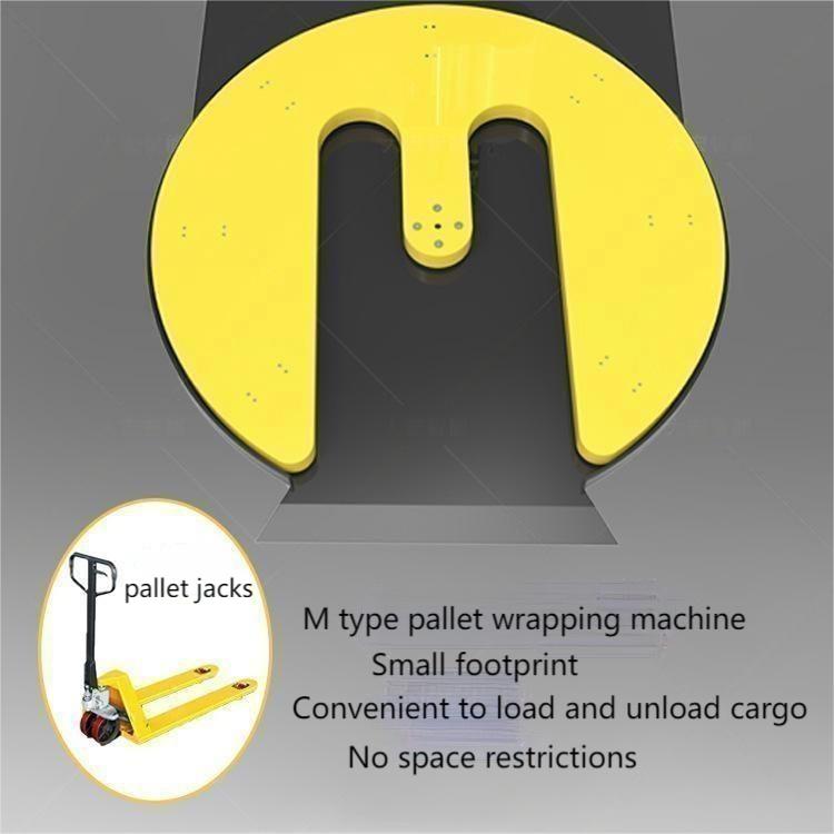 Automatic Pallet Wrapper Stretch Film M-type Wrapped Pallet Shrink Machine