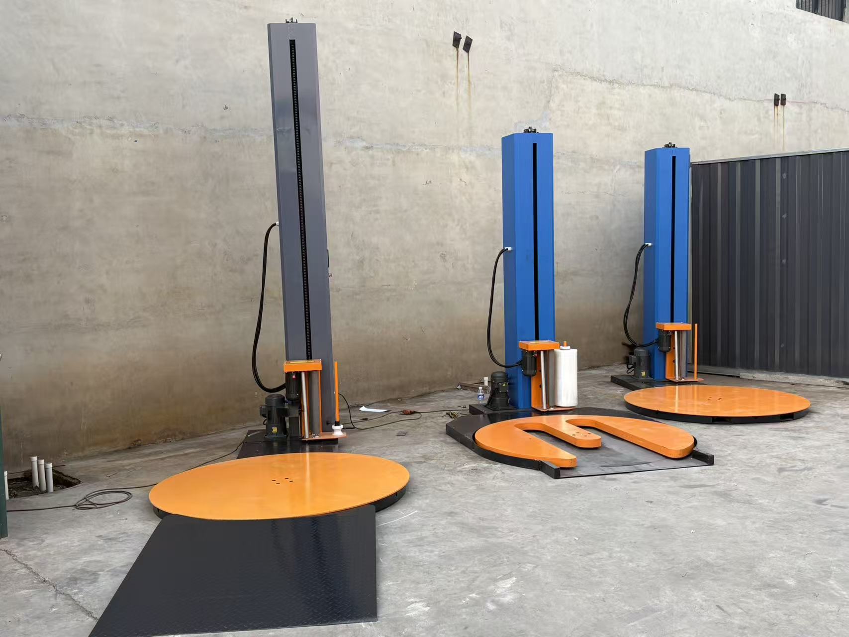 Professional High Speed Stretch Film Pallet Shrink Wrap Machine For Industrial Factory