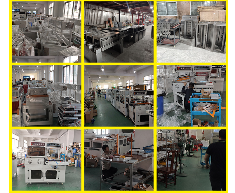 Hot Selling Semi-Automatic Shrink Tunnel Wrapping Machine L Sealer for Food Beverage Chemicals-New Condition PLC Components