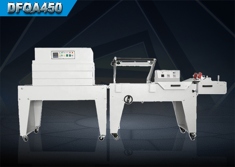 DFQA450 Electric Semi automatic POF PVC Plastic Film L bar Sealing and Cutting Machine