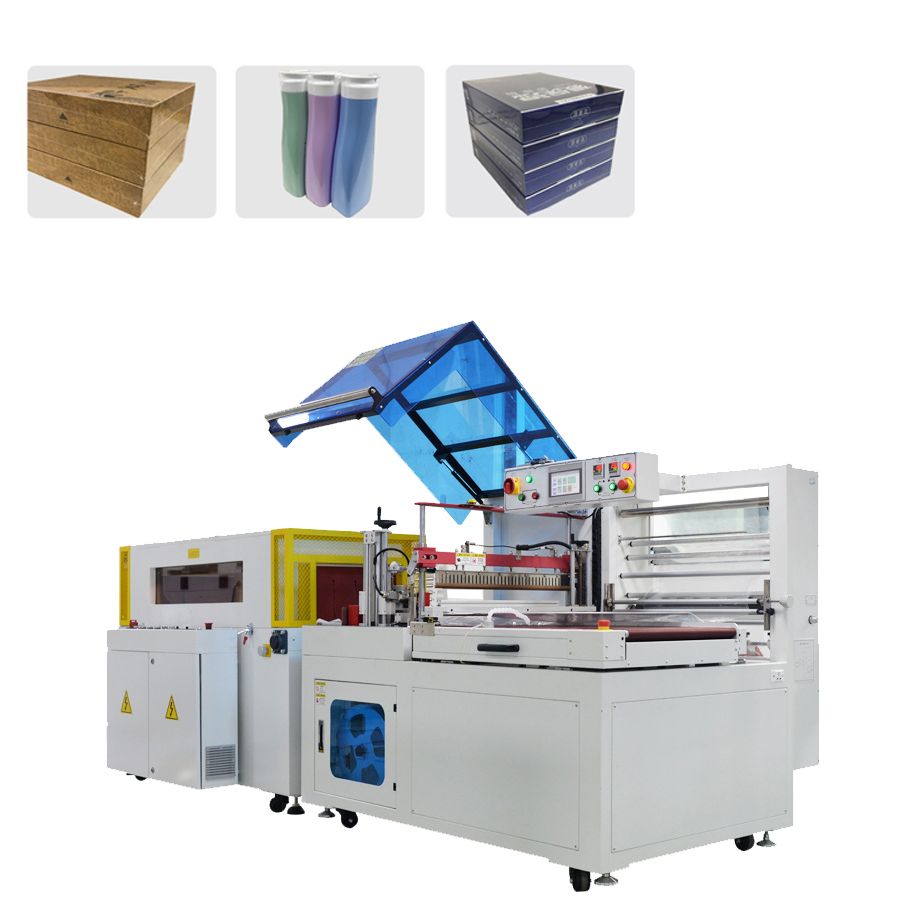 Electric Automatic Side Seal and Shrink Wrapping Equipment for Food Chemical Commodity Packaging for Plastic Bags and Cases