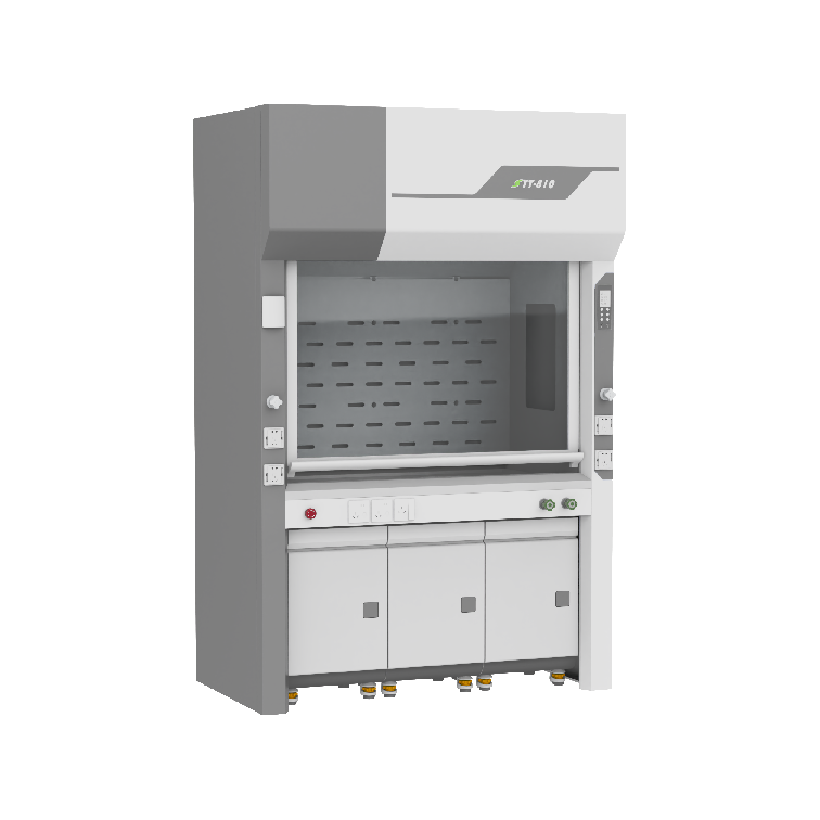 Laboratory Fume Hood Steel Full Ventilation Cabinet Chemical Safety Exhaust Equipment School University Bench Type