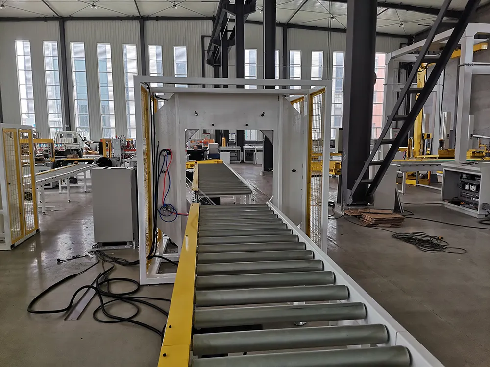 New Design Horizontal Orbital Wood Door Shrink Wrapping Machine