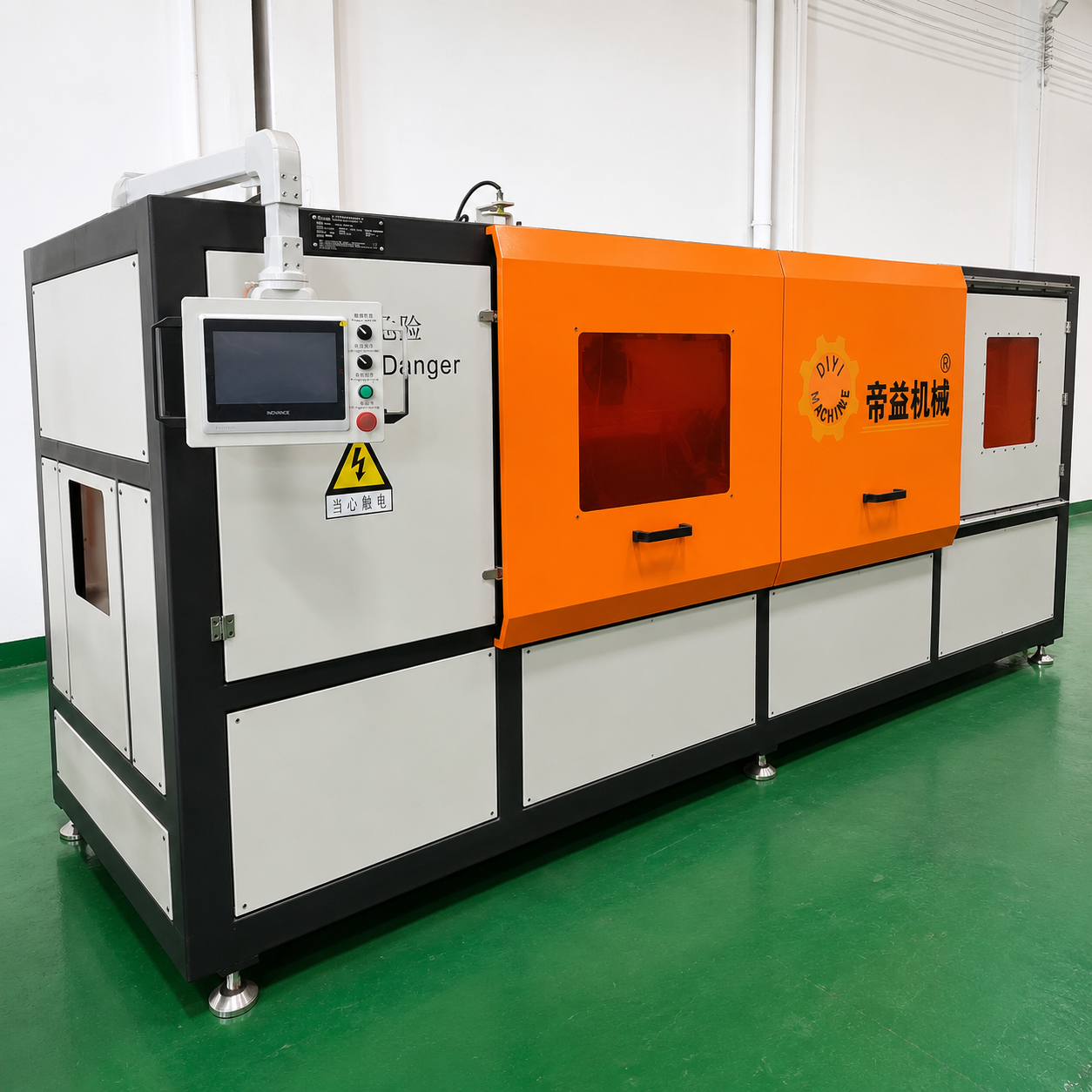 Electric Automatic Profile Wrapping Machine (PE Stretch Film Wrapping Breaking Type) Single-profile Packaging High Productivity