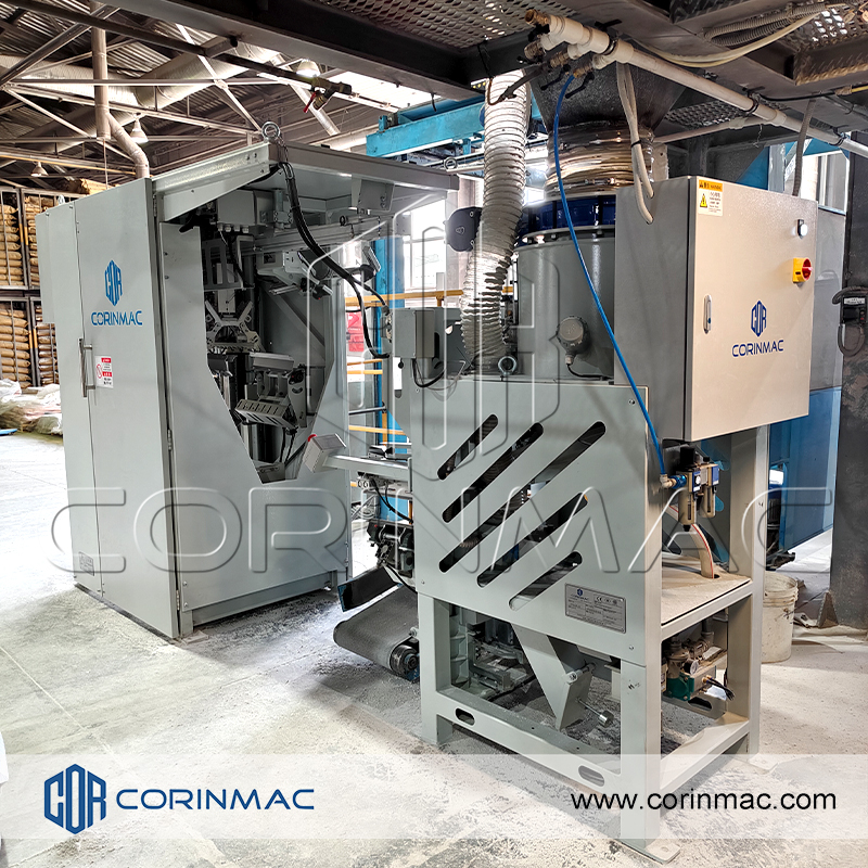 Automatic High-Accuracy Cement Bag Packing Machine Stretch Hood Pallet Wrapping Powder Filling for Chemical Machinery