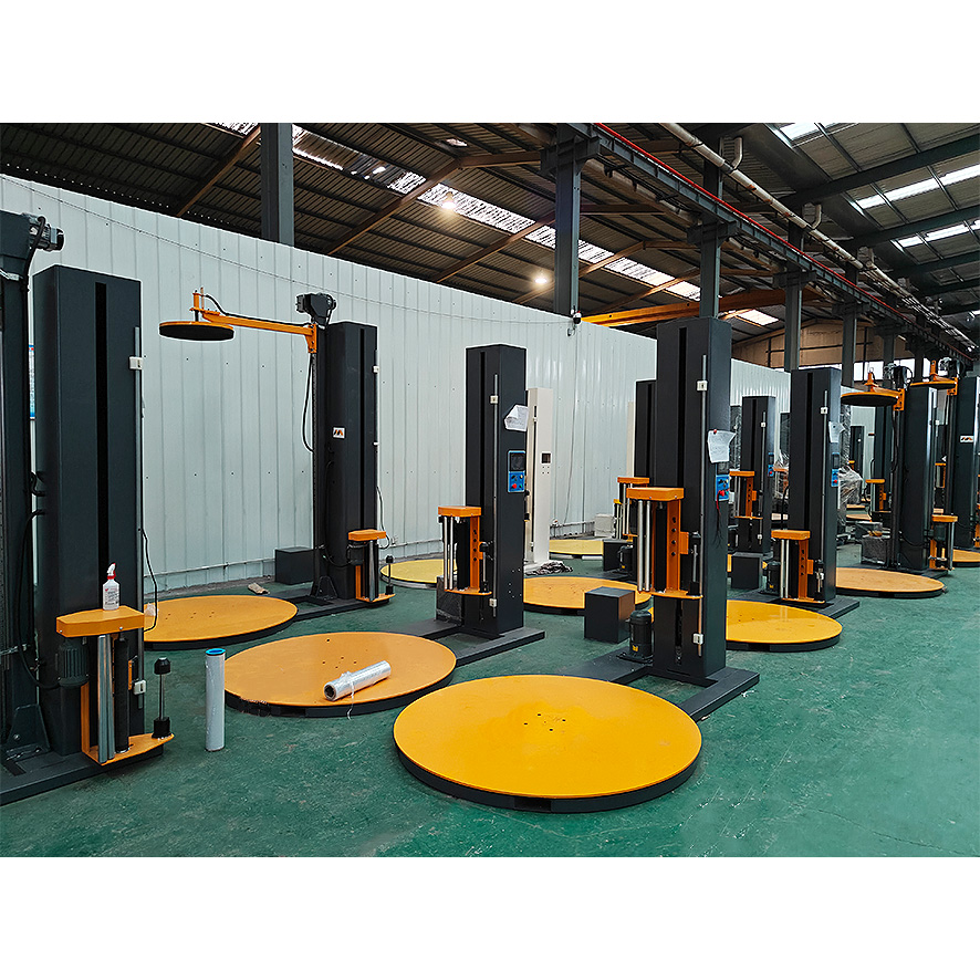 Fully Automatic Turntable Stretch Wrapping Machine Pallet Wrapper Stretch Wrap Wrapping Machine Price