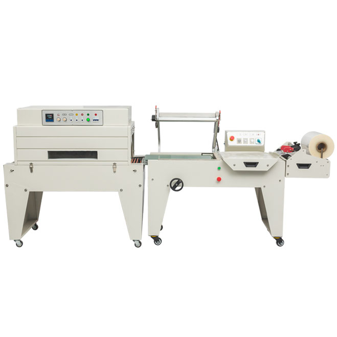 DFQC450 &amp; DSA4525 Semi-Automatic Plastic Film L-bar Sealer Machine and Heat Shrink Wrapper for Packaging Cosmetics Carton Box