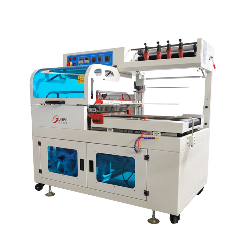 Industrial Automatic L bar Sealer Heat Shrink Tunnel Wrapping Wrap Packing Machine