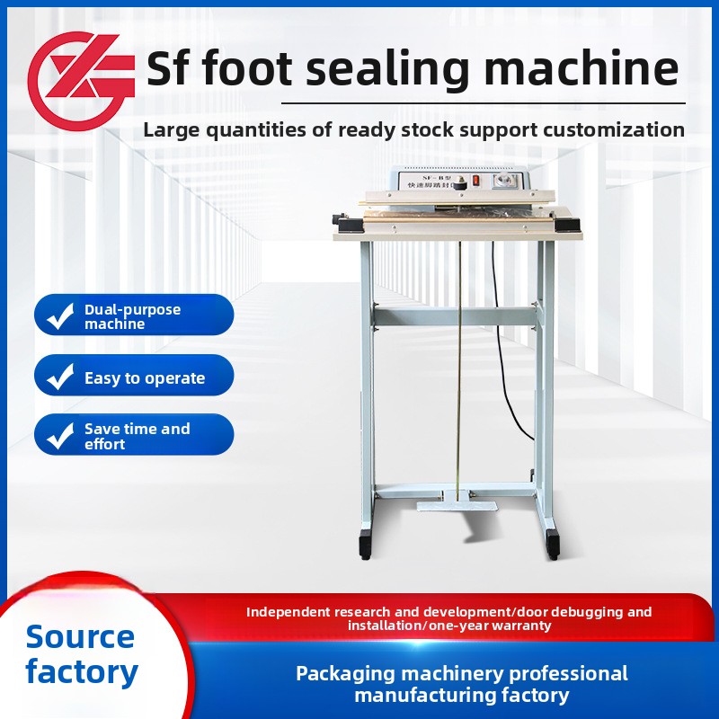 Electric Semi-Automatic Heat Shrink Sealing Machine for Food Packaging Betel Nut &amp; Ice Bag Hunan Manufacturer's High Quality