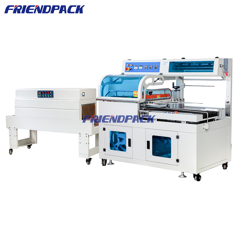 Semi Automatic L Sealer Semi-Auto L Bar Sealer Side Sealing and Heat Tunnel Shrink Wrap Machine Packing