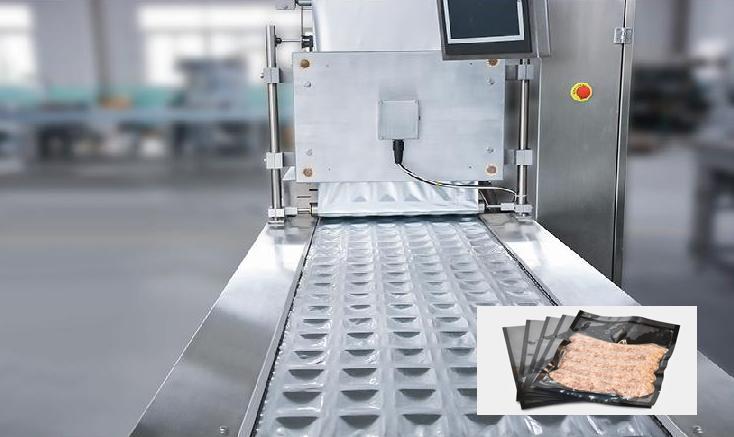 Automatic Stretch Hood Film Vacuum Sealer Machine with Filling Function for Food Packaging Multifunctional Energy Saving