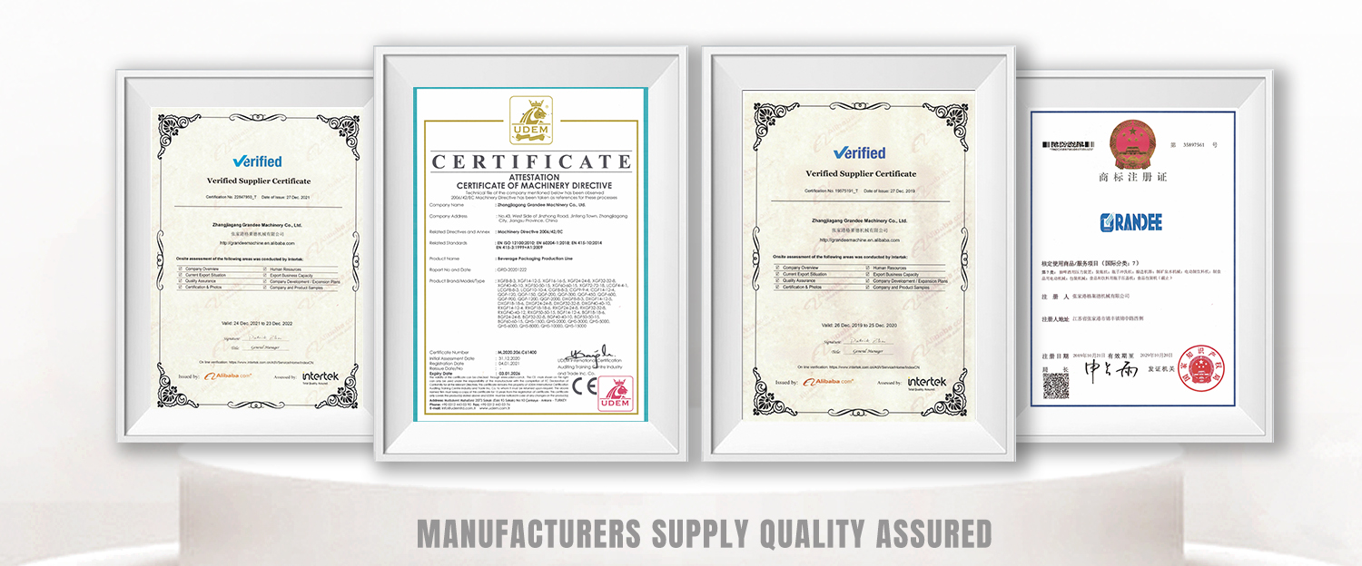 Product Quality Certifications