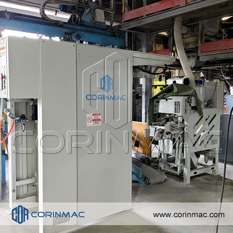 Automatic High-Accuracy Cement Bag Packing Machine Stretch Hood Pallet Wrapping Powder Filling for Chemical Machinery