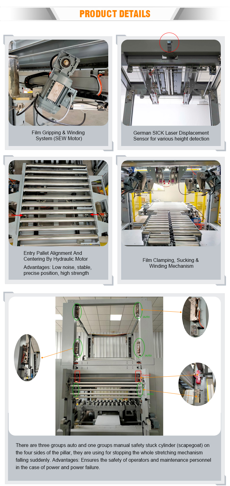 Cold Stretch Hood Wrapping film application