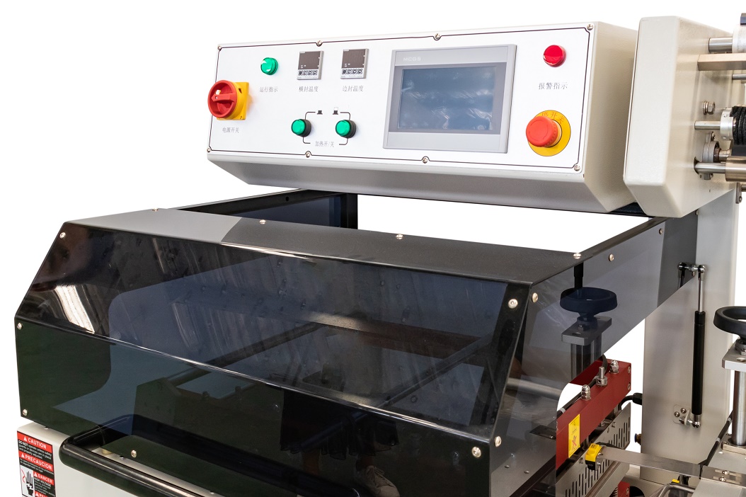 Electric Automatic POF Film Shrink Wrapping Machine L Bar Sealing Heat Tunnel for Cans 30 Pcs/min Beverage Chemical Packaging