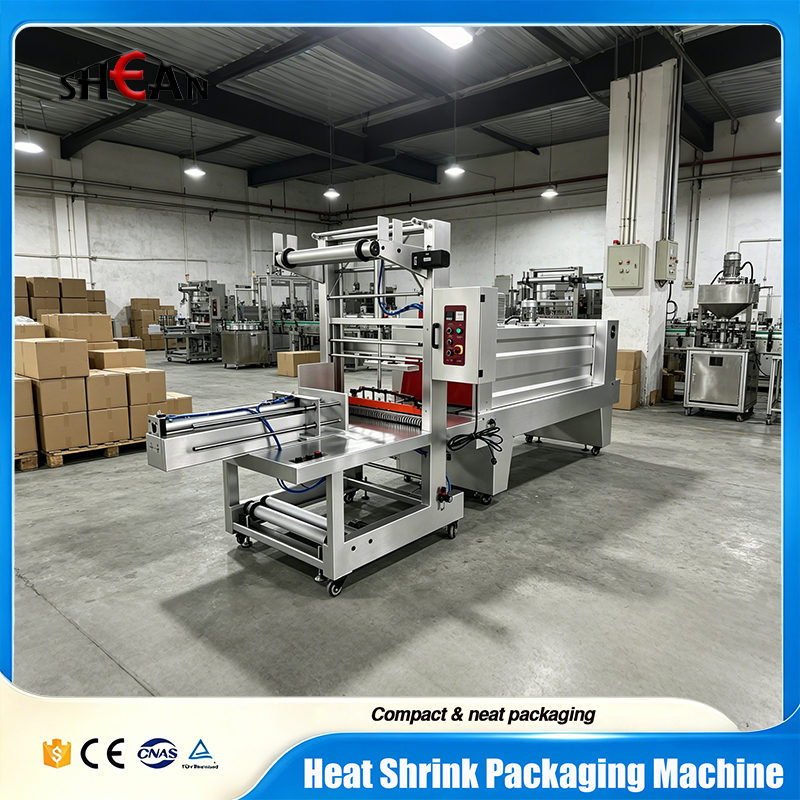 Semi-Automatic Sleeve Sealer Jet Heat Shrink Machine For Toy Doll Gift Box Stationary Book Disposable Plate Shrink Wrapper