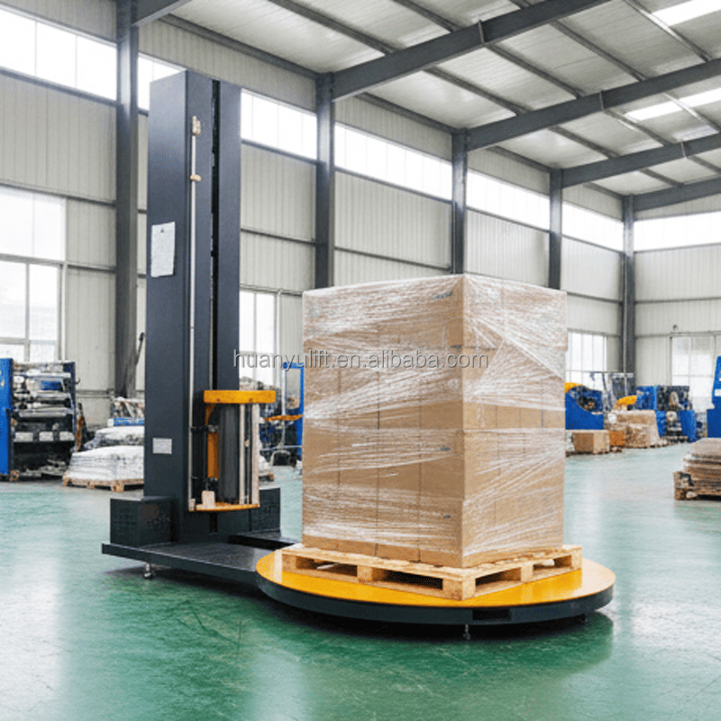 Automatic Pallet Wrapping Machine For Top Board Cartons, Cartons, Stretch Wrapping, Windows &amp; Doors | 24H Service