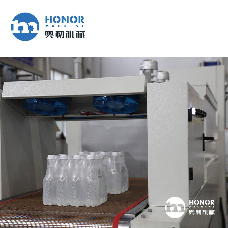 Auto Heat Sleeve Shrink Wrap Seal Heat Tunnel Machine Automatic Shrink Wrapping Machine Water Bottles