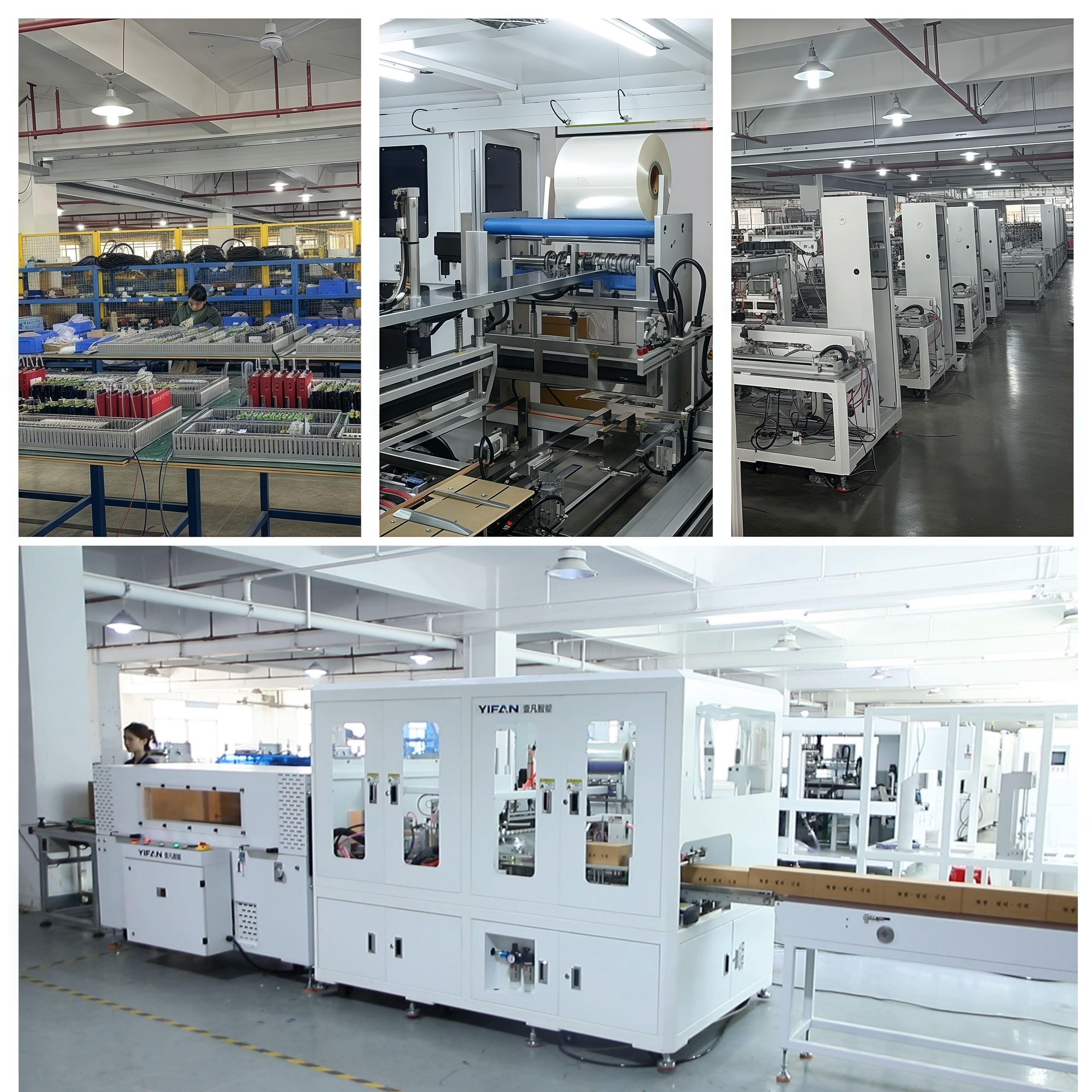 Industrial Automatic Vertical Sealing and Cutting Shrink Wrapping Machine Heat Shrink Packing Machine