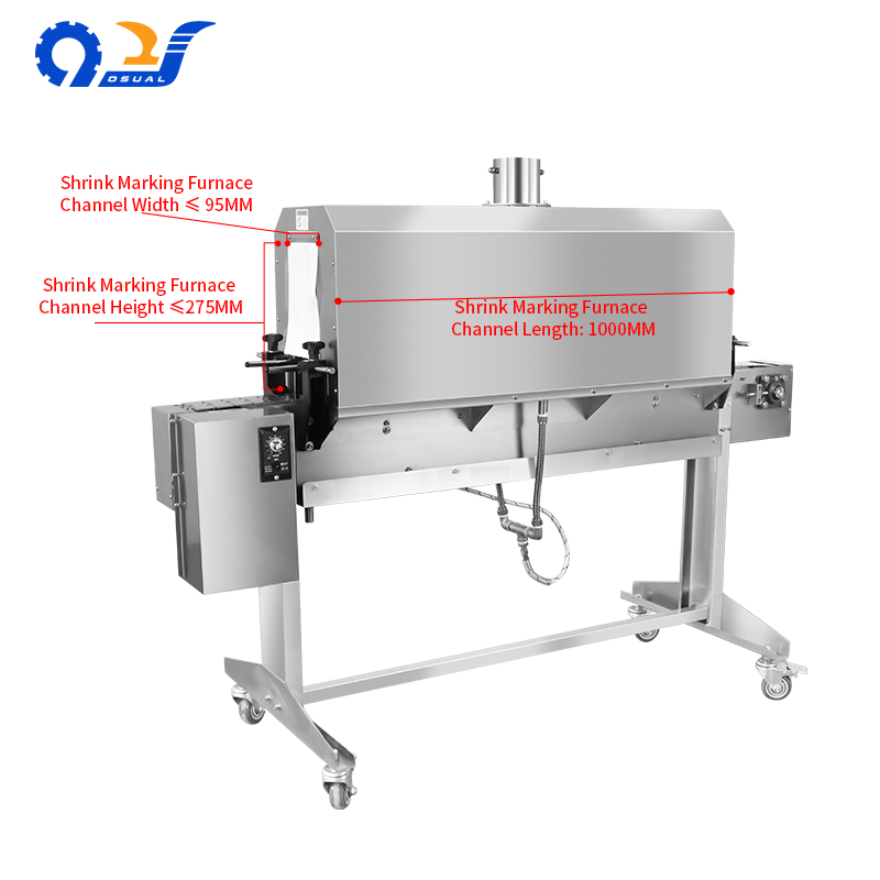 1600A Automatic Shrink Wrapping Continuous System with Adjustable Temperature for Bottles and Jars