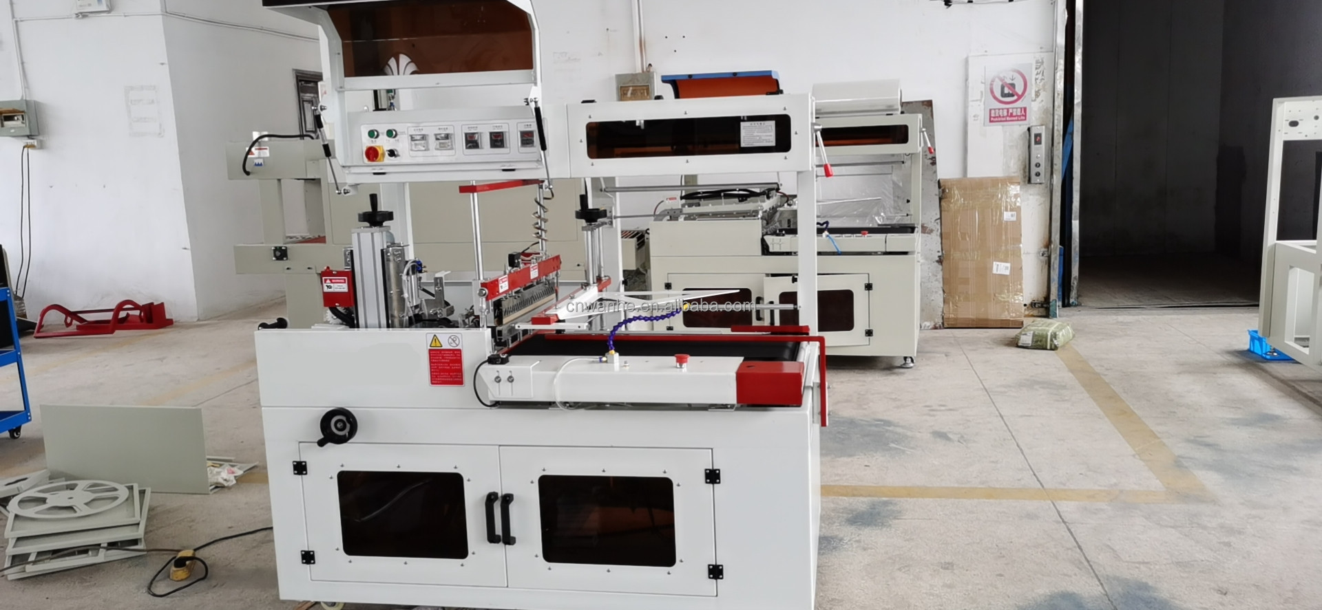 Automatic Side Sealer Heat Film Shrink Tunnel Wrapper DVD Book Bottle Heat Shrink Wrapping Machine