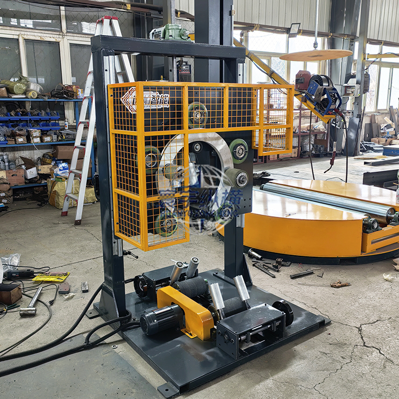 High Capacity Stretch Vertical Ring Wrapping Machine Shrink Wrap Machine for Tires Aluminum Film Packaging