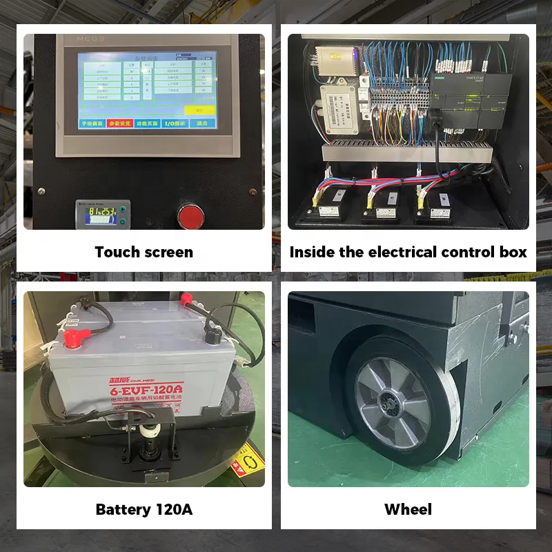 Automated Stretch Film Robotic Pallet Wrapper Packing Wrapping Machine with Remote Controller