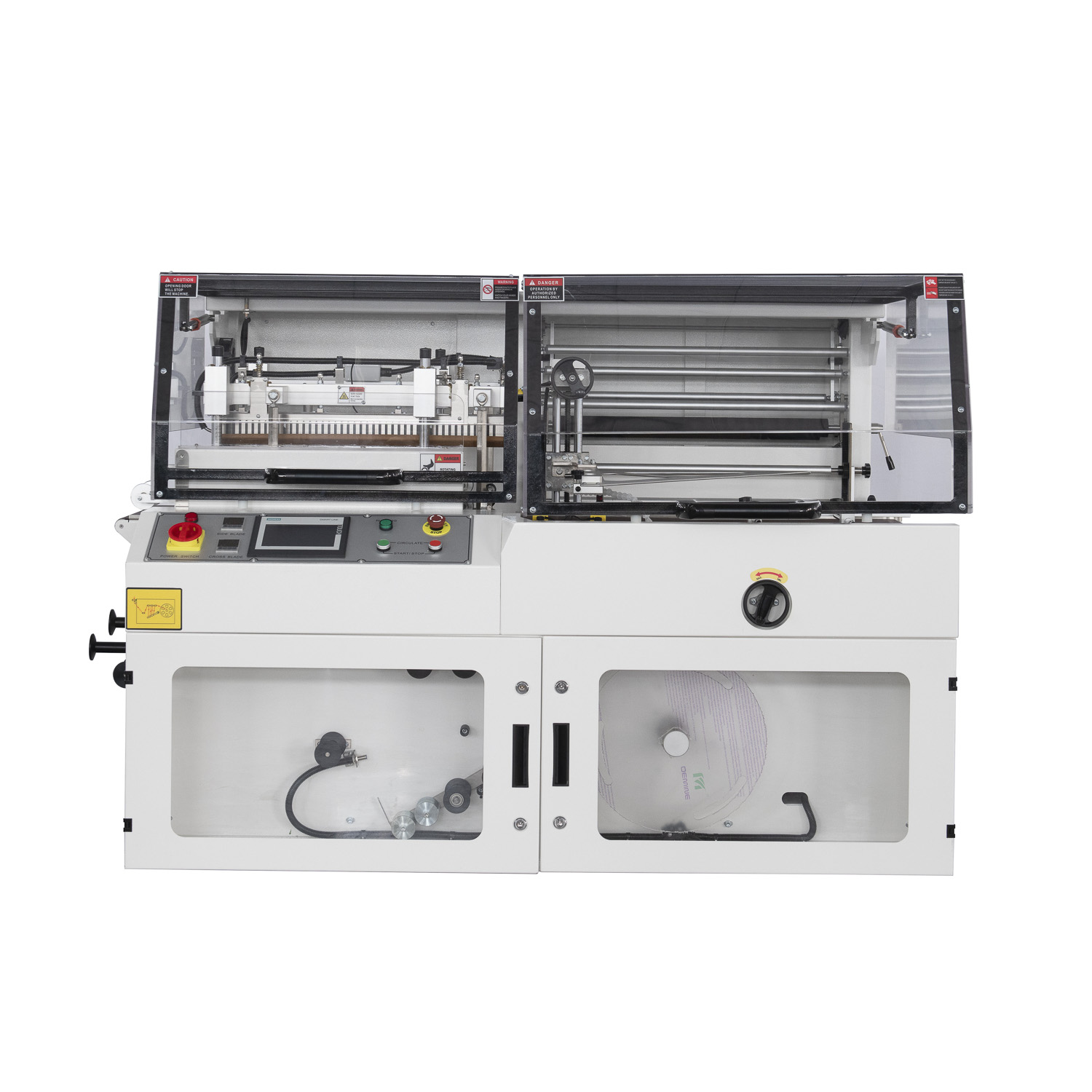 Automatic Vertical L bar Sealer and Shrink Wrapping Machine From Shanghai Manufacturer