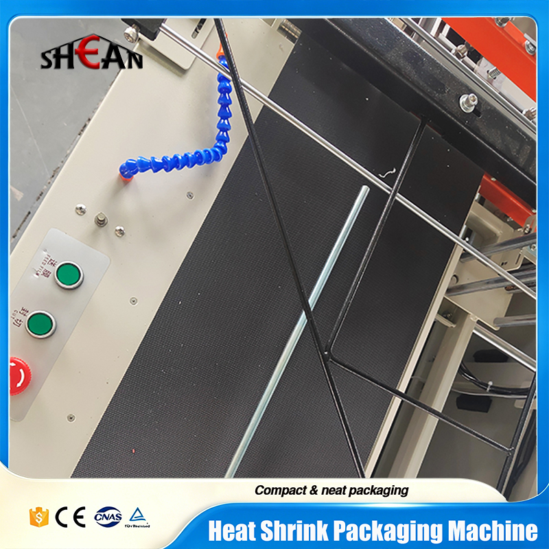 High Efficiency Sleeve Wrapper Jet Heat Shrink Machine For Noodle Pack Biscuit Box Food Tray Disposable Items Shrink Wrap