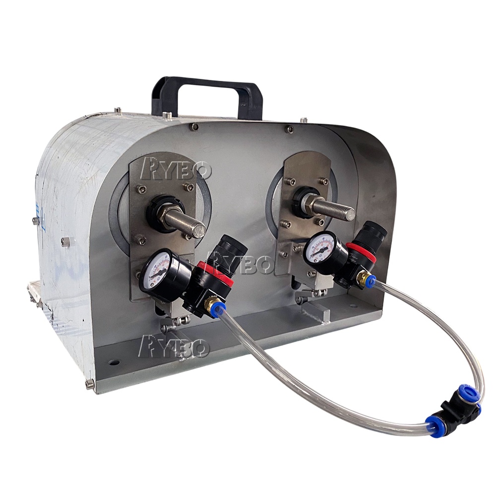 Semi Automatic Champagne Sparkling Wine Bottle Capsule Aluminum Foil Cap Sealer Air Shrinking Sealing Machine