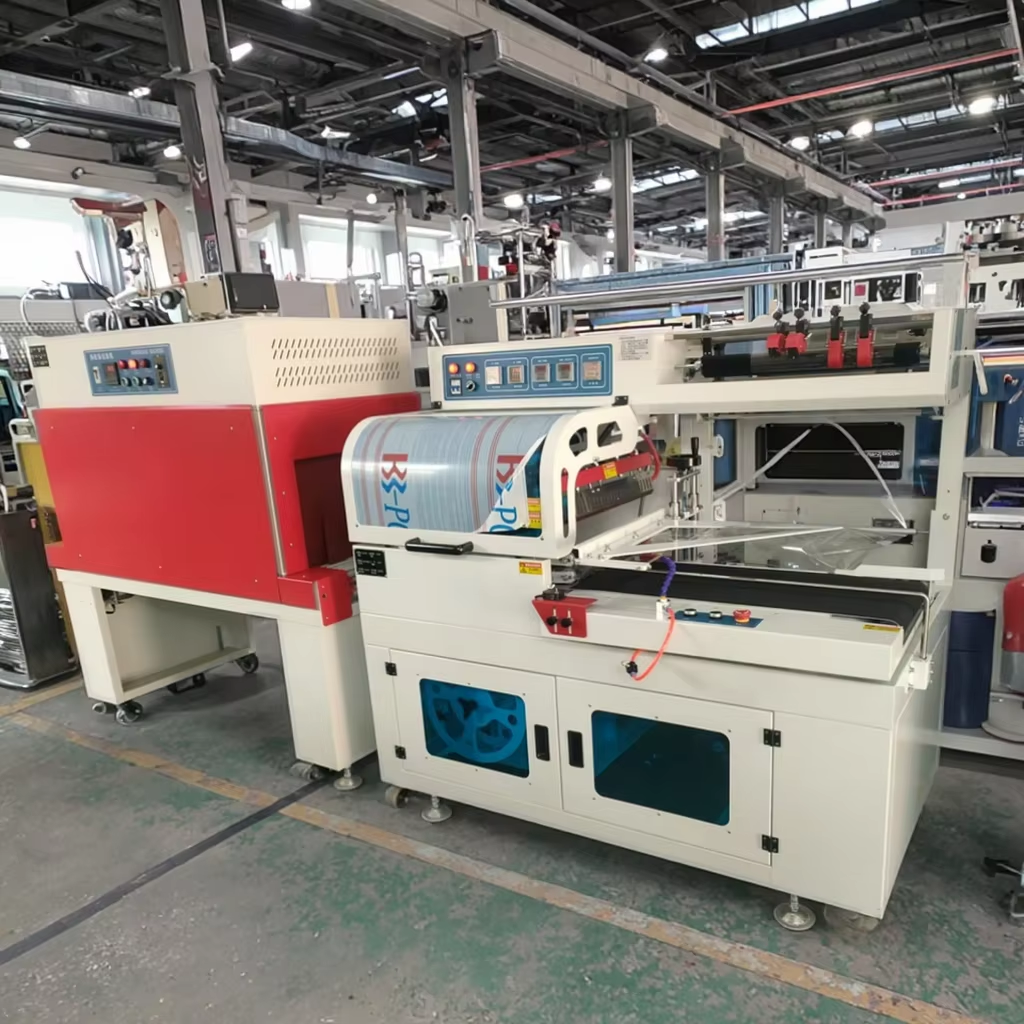 High Quality Automatic Egg Tray L Bar Sealer Shrink Film Wrap Packing Machine with Continuous Automatic Feeding