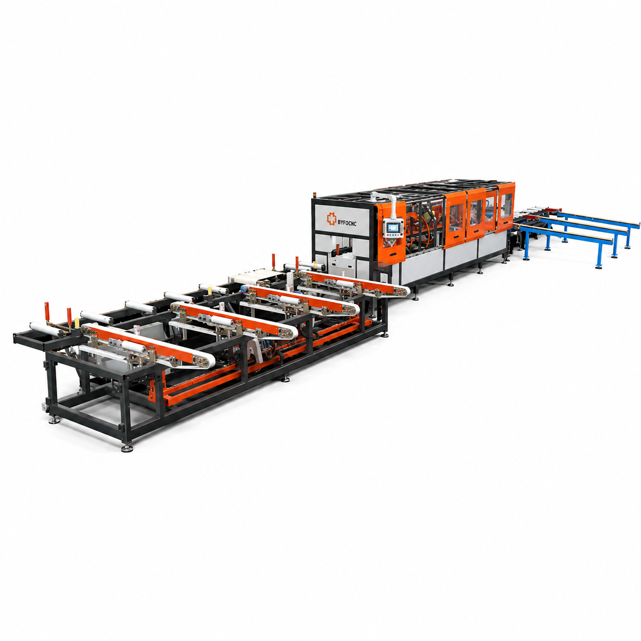 Electric Automatic Profile Wrapping Machine With Pump High Productivity Stretch Film Packaging Equipment