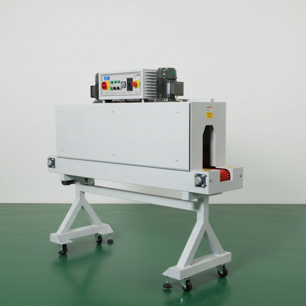 Durable SM-1230 Electric Bottle Sleeve PVC/PE Label Heat Shrink Tunnel Packaging Machine For Sale
