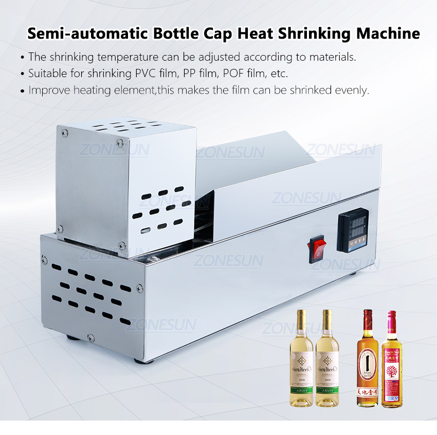 Desktop shrinking machine