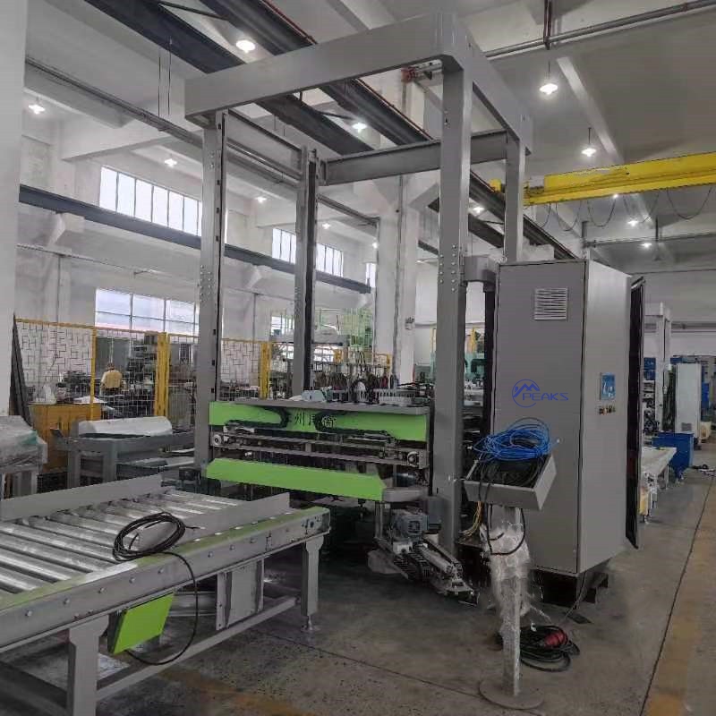 Fully Automatic Pallet Stretch Hood Wrapping Machine High Speed Stretch Hooders
