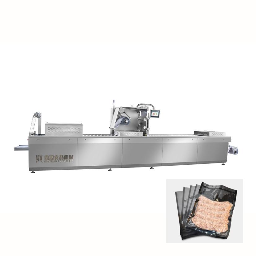 Automatic Stretch Hood Film Vacuum Sealer Machine with Filling Function for Food Packaging Multifunctional Energy Saving