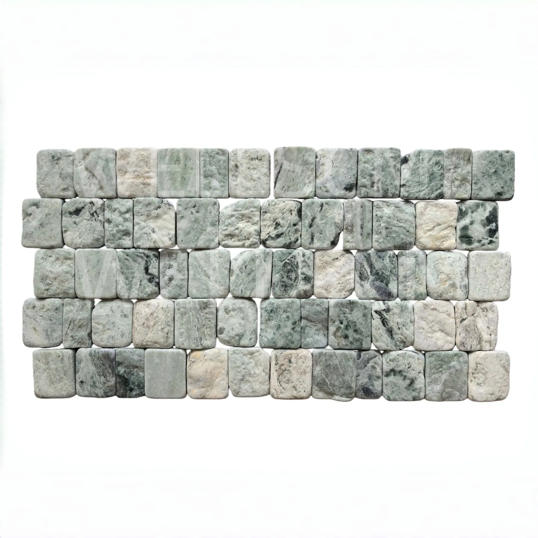 Antique Tumbled Multicolor Natural Sandstone Cobblestone Pavers for Garden Patio Paving Path